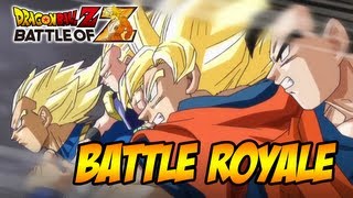 vidéo Dragon Ball Z: Battle of Z - PS3/X360/PSVITA - Battle Royal (Trailer Tokyo game Show 2013)